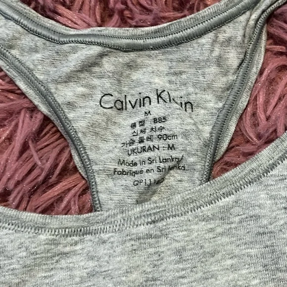 pack of 2 gray and white calvin klein bralettes - Picture 4 of 5